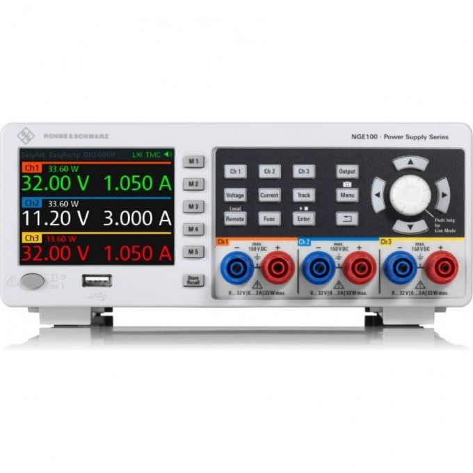 Источник питания постоянного тока ROHDE & SCHWARZ NGE100B 2/3 канала 66/100 Вт 29C000118