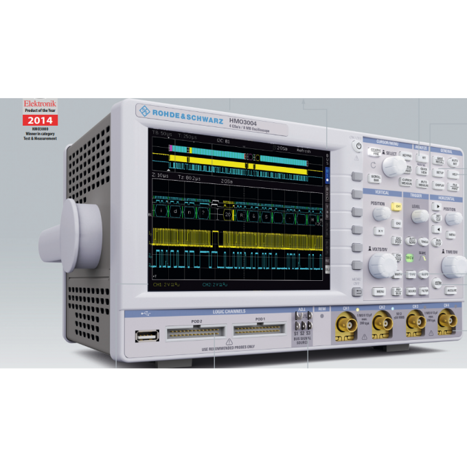Цифровой четырехканальный осциллограф ROHDE & SCHWARZ 500 МГц HMO3034
