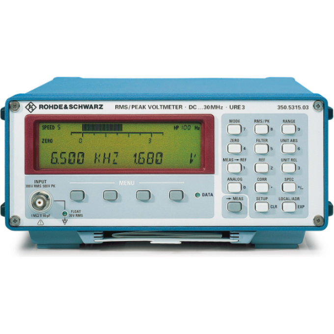 Среднеквадратический вольтметр ROHDE & SCHWARZ URE3 с расширенным диапазоном частот R&S®URE3 R&S®URE3