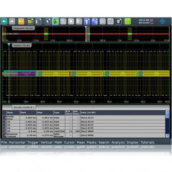 Опция запуска и декодирования USB для осциллографов ROHDE & SCHWARZ RTO RTO-K60