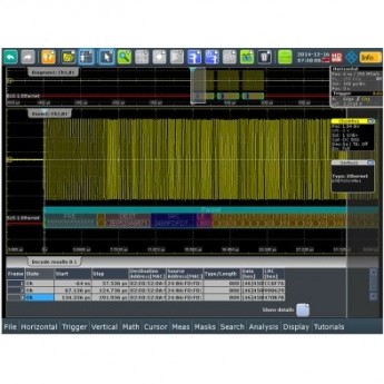 Программный модуль декодирования Ethernet ROHDE & SCHWARZ RTO RTO-K8